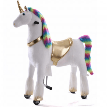 Giocattolo Cavalcabile Unicorno Kijana - Grande Arcobaleno