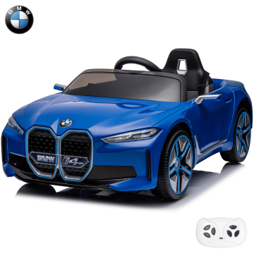 BMW i4 Auto Elettrica per Bambini 12 Volt con Telecomando - Blu