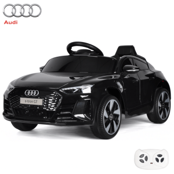 Auto elettrica per bambini Audi E-tron Gt nera