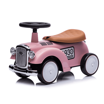 Auto a pedali classica del 1930 per bambini - rosa