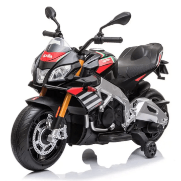 Aprilia Tuono moto elettrica per bambini nera