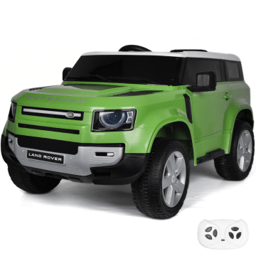 Landrover Defender auto elettrica per bambini verde