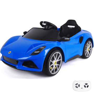 Auto elettrica per bambini Lotus Emira 12 volt con telecomando - blu