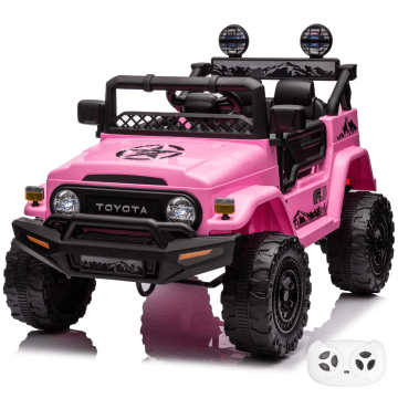 Toyota auto elettrica per bambini FJ Cruiser 12 volt - Rosa