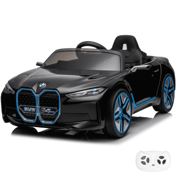 BMW i4 Auto Elettrica per Bambini 12 Volt con Telecomando - Nero