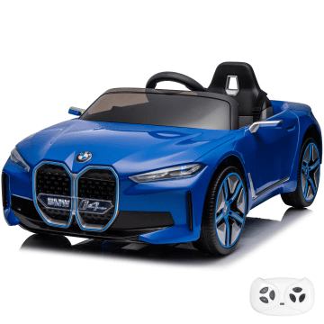 BMW i4 Auto Elettrica per Bambini 12 Volt con Telecomando - Blu