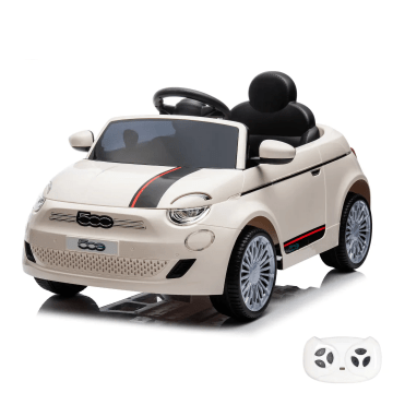 Fiat 500e Auto Elettrica per Bambini con Telecomando - Bianca