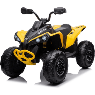 Quad Elettrico Can-Am Renegade per Bambini 4x4 12V - Giallo