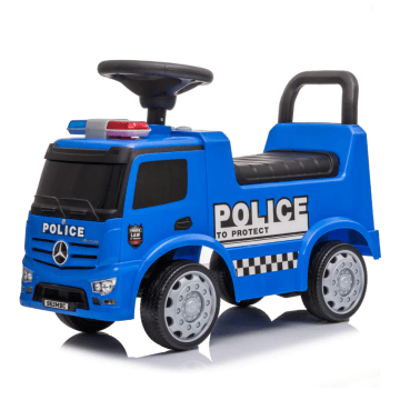 Macchina per Bambini Polizia Mercedes-Benz Antos - Blu