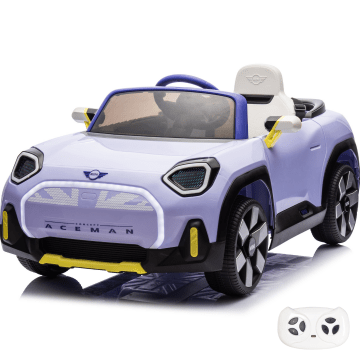 Macchina Mini Aceman Elettrica per Bambini 12V - Viola