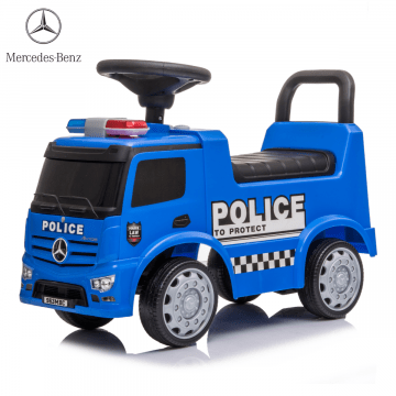 Macchina per Bambini Polizia Mercedes-Benz Antos - Blu